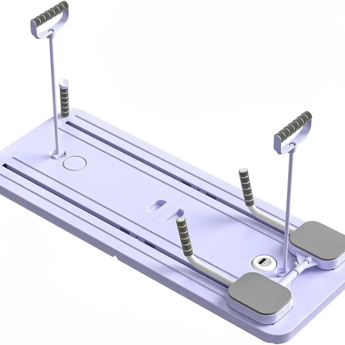 Planche de Pilate Reformer Multifonction avec Bandes de Résistance-Appareil Abdominale et Entraînement Complet du Corps pour Gym à Domicile, Pliable et Compact pour Un Rangement Facile Run Pilate