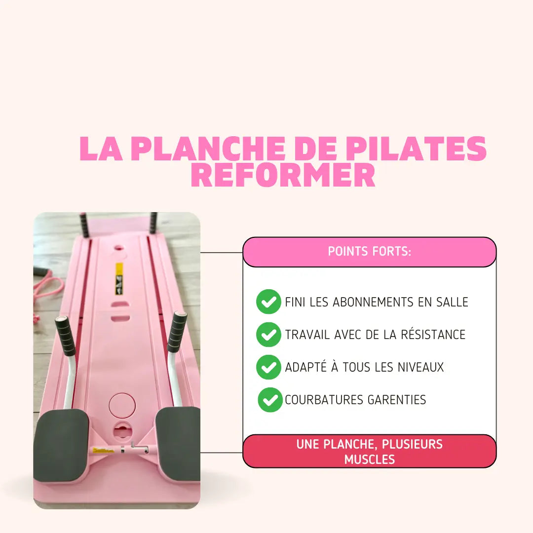 Planche de Pilates Reformer pliable Run Pilate