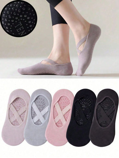 Chaussettes de Pilates avec grip (2paires) Run Pilate