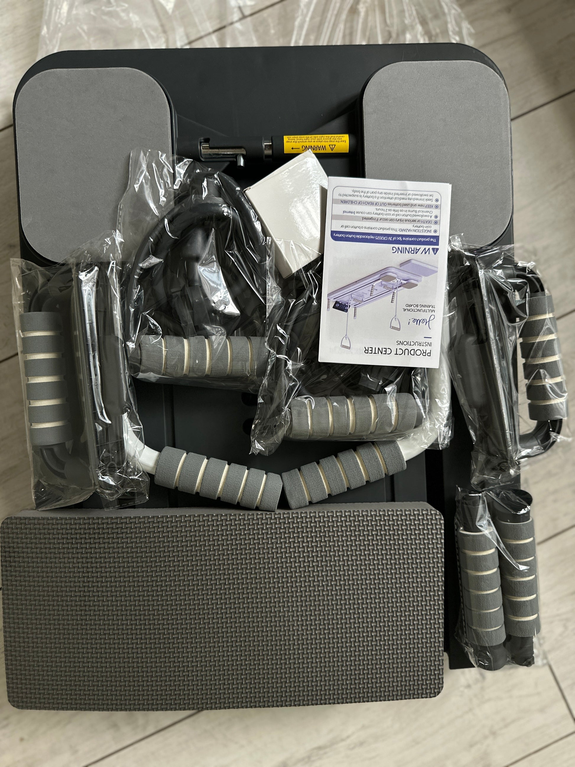 Planche de Pilates Reformer 2.0 + 1 paires de chaussettes antidérapantes + un set de bandes de résistances Run Pilate